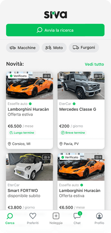 Mobile app screenshot
